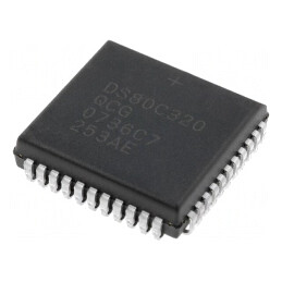 IC: microcontroler 8051 | Interfaţă: I2C,SPI,UART | PLCC44 | DS80C320-QCG+