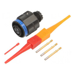 Conector Militar Dimensiune 9 MIL-DTL-38999 Series III Mufă | Electronic-mag.ro | Componente Electronice