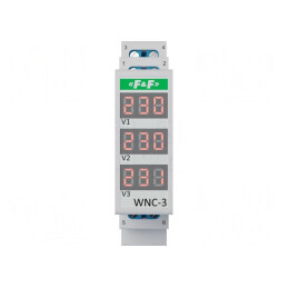 Voltmetru Digital pentru Montare 80-500V Exact 1% IP20 WNC-3 | Electronic-mag.ro | Componente Electronice