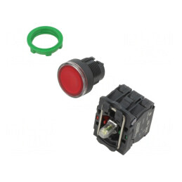 Comutator apăsare 22mm 1NC/NO | Electronic-mag.ro | Componente Electronice