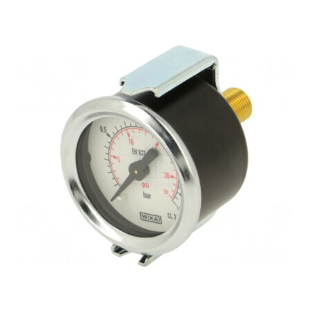 Manometru 0-1,6 bar 40mm Lichide și Gaze Neagresive | Electronic-mag.ro | Componente Electronice