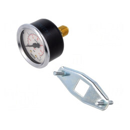 Manometru 0-4 bar 50mm pentru lichide și gaze inerte | Electronic-mag.ro | Componente Electronice