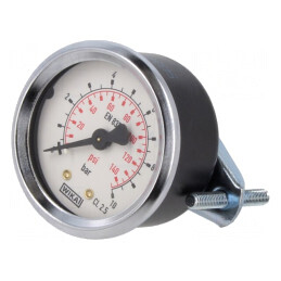 Manometru 0-10 Bar 50mm Lichide și Gaze Inerte | Electronic-mag.ro | Componente Electronice