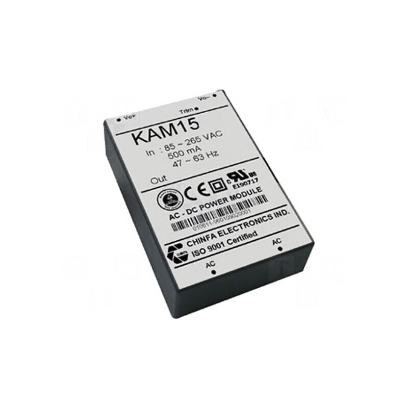 Convertor AC/DC 15W 90-265V 15VDC 1A KAM1515 | Electronic-mag.ro | Componente Electronice