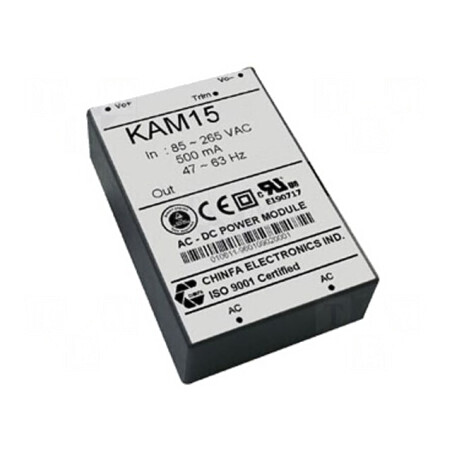 Convertor AC/DC 15W 90-265V 15VDC 1A KAM1515 | Electronic-mag.ro | Componente Electronice