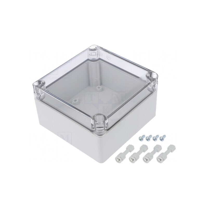 Carcasă Universală Policarbonat 125x125x75mm Transparentă | Electronic-mag.ro | Componente Electronice Carcasă Universală Policarbonat 125x125x75mm Transparentă | Electronic-mag.ro | Componente Electronice