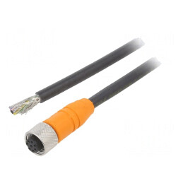 Cablu de Conectare M12 Drept 8 Pin 5m 30VAC 4A | Electronic-mag.ro | Componente Electronice