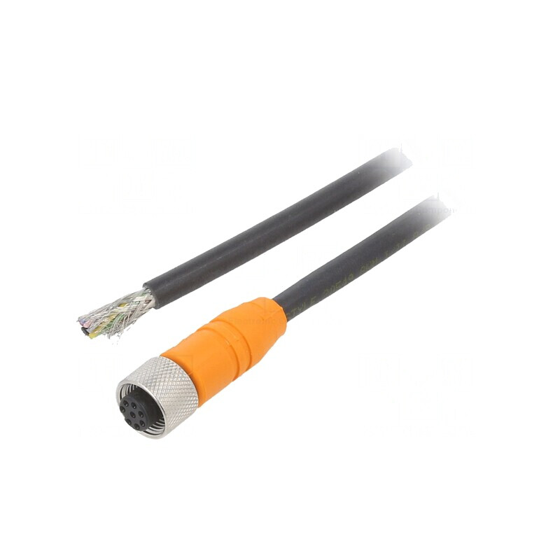 Cablu de Conectare M12 Drept 8 Pin 5m 30VAC 4A | Electronic-mag.ro | Componente Electronice