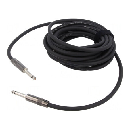 Cablu Jack 6.3mm 2 Pin 6m Negru | Electronic-mag.ro | Componente Electronice