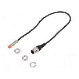 Senzor Inductiv PNP NO 0-2mm 10-30VDC M8 IP67 | Electronic-mag.ro | Componente Electronice