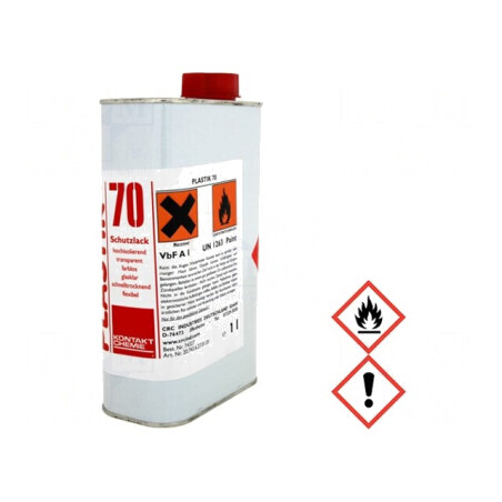 Acoperire Protecție Transparentă Lichidă 1000ml PLASTIK 70 | Electronic-mag.ro | Componente Electronice