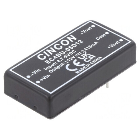 Convertor DC/DC 10W 4.7-9V la 12V/-12V | Electronic-mag.ro | Componente Electronice