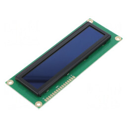 Ecran OLED Alfanumeric 16x2 Verde 122x44x10mm | Electronic-mag.ro | Componente Electronice