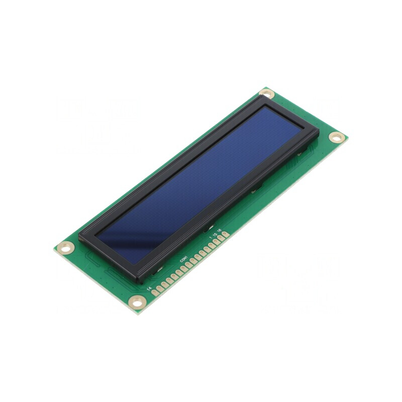 Ecran OLED Alfanumeric 16x2 Verde 122x44x10mm | Electronic-mag.ro | Componente Electronice