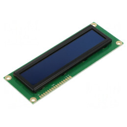 Afișaj OLED Alfanumeric 16x2 Galben 122x44x10mm | Electronic-mag.ro | Componente Electronice