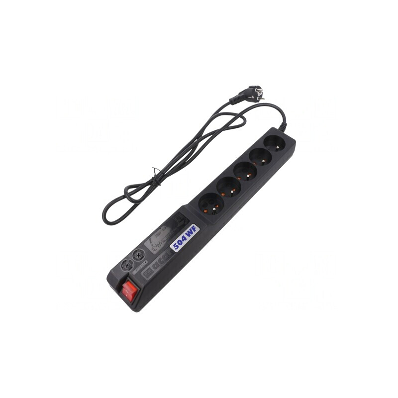 Prelungitor 5 prize cu protecție la supratensiune 1.5m | Electronic-mag.ro | Componente Electronice