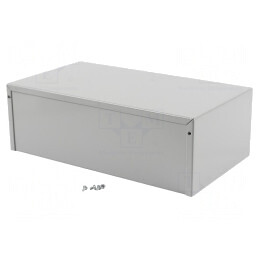 Carcasă universală aluminiu gri 178x305x102mm | Electronic-mag.ro | Componente Electronice