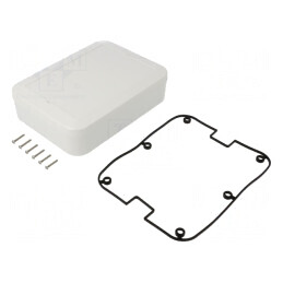 Carcasă Universală Gri Deschis 130x175x45mm WP ASA | Electronic-mag.ro | Componente Electronice