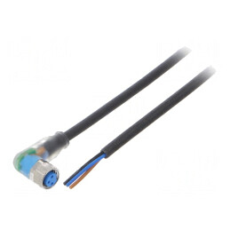Cablu de conectare M8 3 pini unghi 5m 4A -40÷80°C | Electronic-mag.ro | Componente Electronice