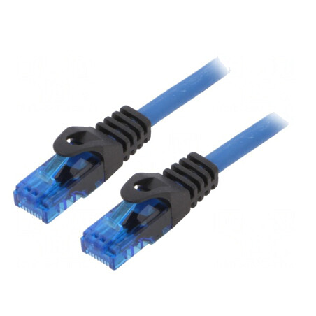 Patch Cord Cat6a U/UTP Albastru 25m 24AWG | Electronic-mag.ro | Componente Electronice