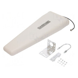 Antenă Exterioară 5G/LTE 10dBi 50Ω 680-3800MHz | Electronic-mag.ro | Componente Electronice