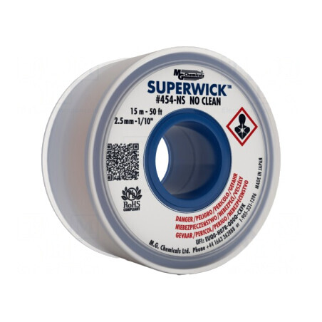 Bandă Dezlipit fără Halogenuri cu Colofoniu No Clean ROL0 | Electronic-mag.ro | Componente Electronice