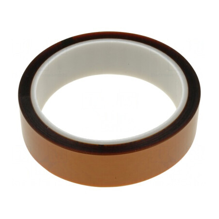 Bandă Aurie pentru Temperaturi Ridicate 25mm | Electronic-mag.ro | Componente Electronice