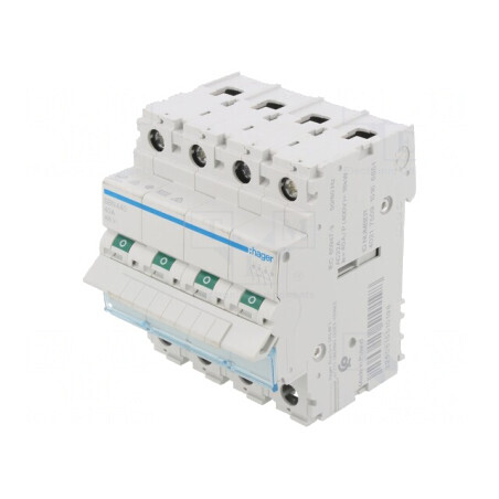 Separator-întrerupător 4P 40A 400VAC pentru șină DIN | Electronic-mag.ro | Componente Electronice