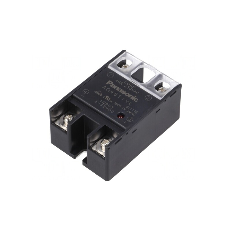 Releu Semiconductor 40A 75-250VAC 4-32VDC | Electronic-mag.ro | Componente Electronice