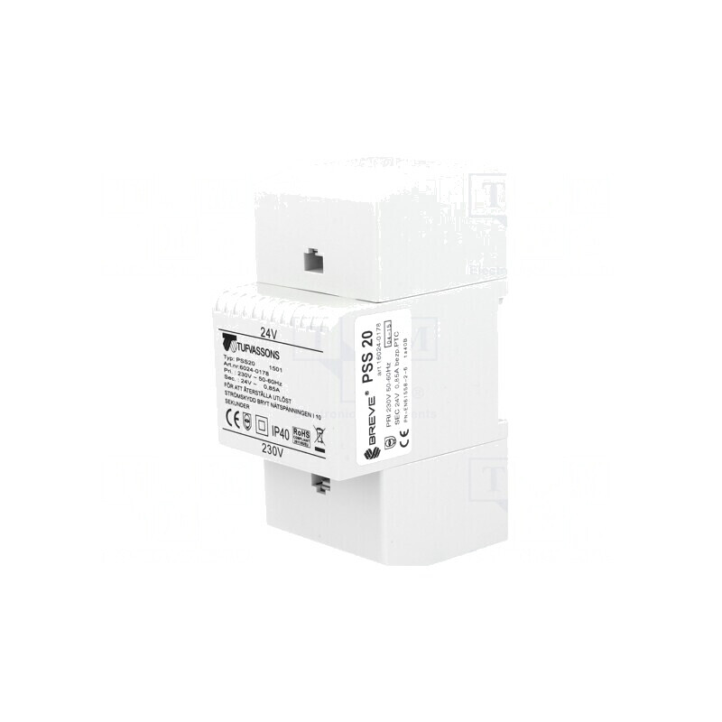 Transformator de Alimentare 20VA 230V la 24V cu Cleme | Electronic-mag.ro | Componente Electronice