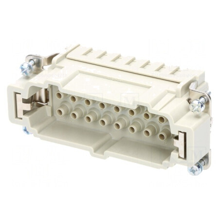 Conector HDC Inserturi Contact Tată Han HMC 16PIN 16PE | Electronic-mag.ro | Componente Electronice