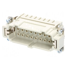 Conector HDC Inserturi Contact Tată Han HMC 16PIN 16PE | Electronic-mag.ro | Componente Electronice