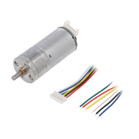 Motor DC 6V cu Codificator și Transmisie 300rpm | Electronic-mag.ro | Componente Electronice
