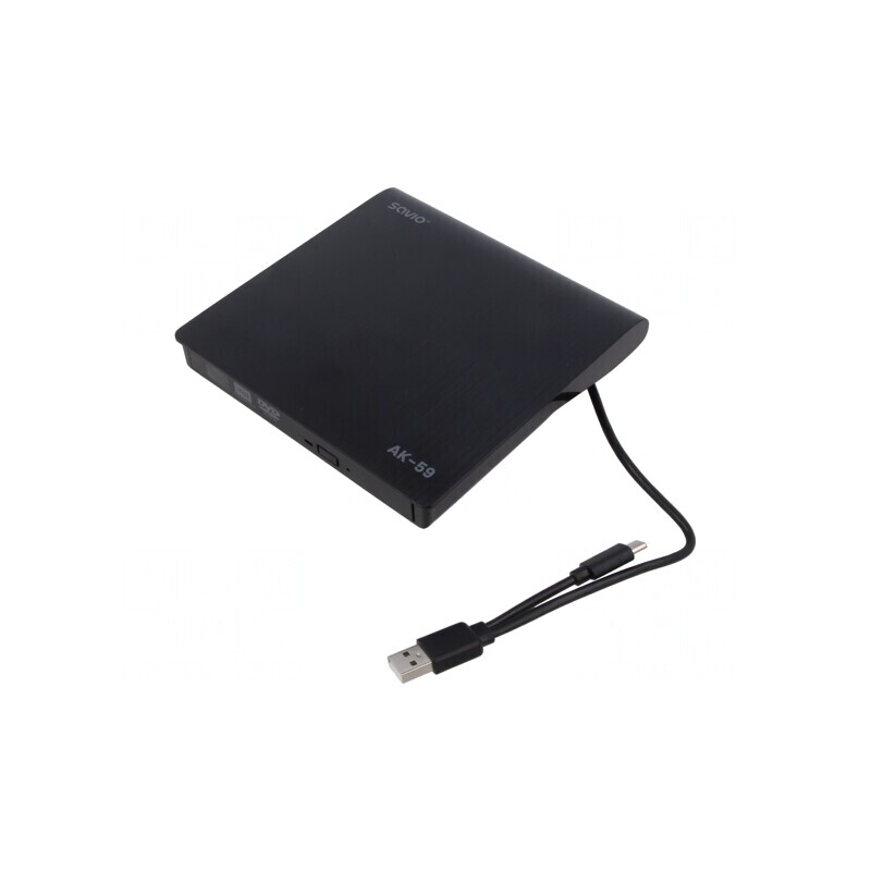 Unitate Optică Externă DVD USB Neagră | Electronic-mag.ro | Componente Electronice