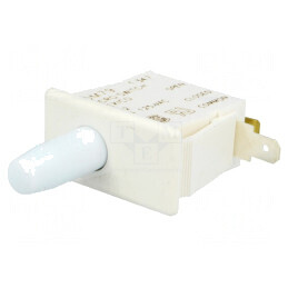 Comutator pentru Ușă Alb SPDT 10A/250VAC Pe Panou | Electronic-mag.ro | Componente Electronice
