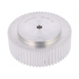 Roată de curea T5 aluminiu 36T 94,65mm | Electronic-mag.ro | Componente Electronice