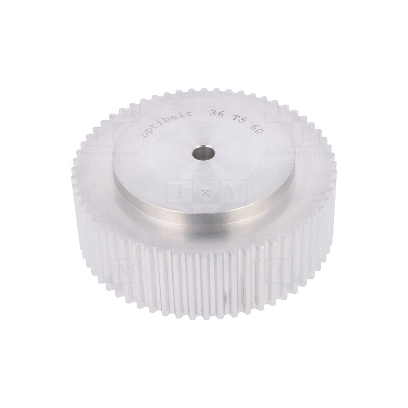 Roată de curea T5 aluminiu 36T 94,65mm | Electronic-mag.ro | Componente Electronice Roată de curea T5 aluminiu 36T 94,65mm | Electronic-mag.ro | Componente Electronice