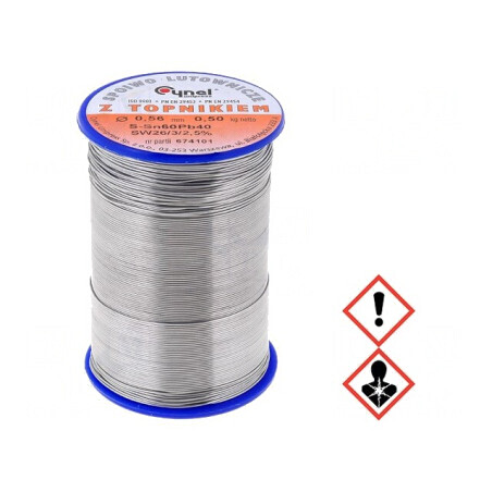 Sârmă de lipit cu plumb 0,56mm 0,5kg 190°C | Electronic-mag.ro | Componente Electronice