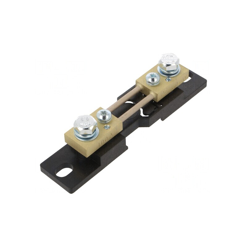 Şunt de curent 100A 60mV pentru şină DIN | Electronic-mag.ro | Componente Electronice