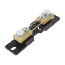 Şunt de curent 40A 60mV pentru şină DIN | Electronic-mag.ro | Componente Electronice