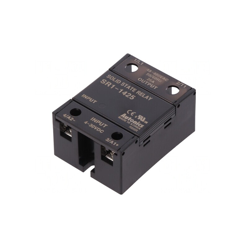 Releu Semiconductori 25A 1-Fazat 4-30VDC 48-480VAC | Electronic-mag.ro | Componente Electronice