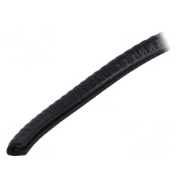 Ecran PVC negru 5m 9,5mm | Electronic-mag.ro | Componente Electronice
