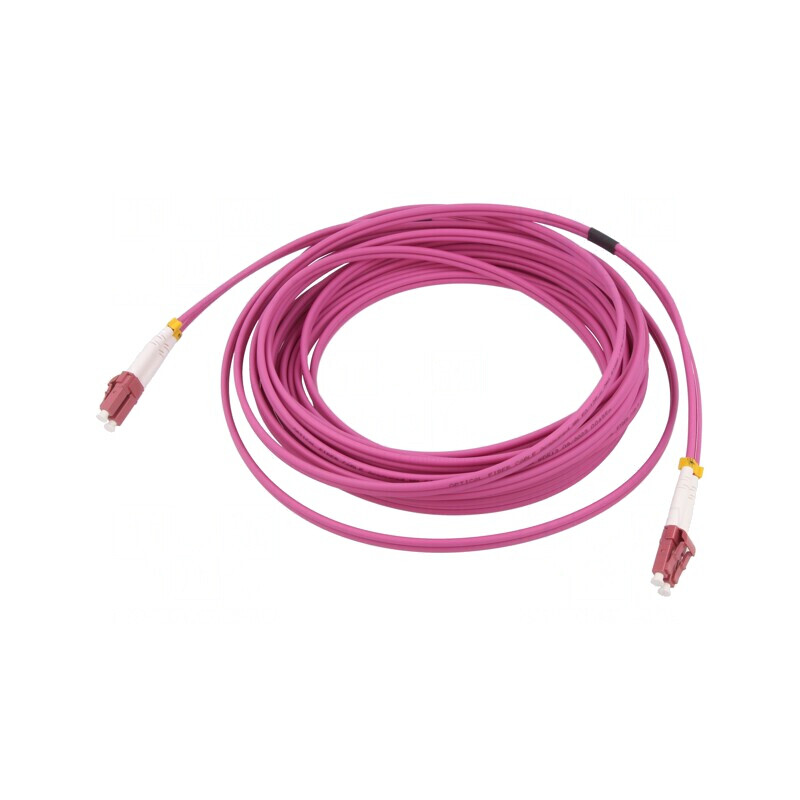 Patch Cord Fibră OM4 LC/UPC 7.5m LSZH | Electronic-mag.ro | Componente Electronice