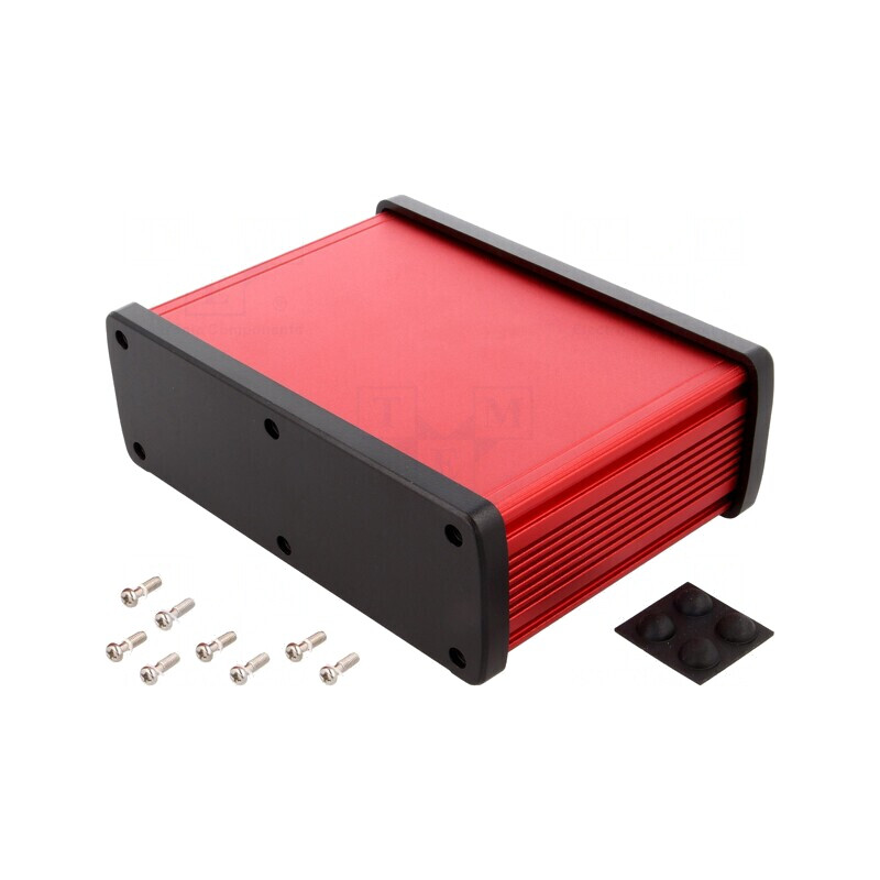 Carcasă Universală Aluminiu Roșu 177.6mm x 129mm x 61.1mm | Electronic-mag.ro | Componente Electronice Carcasă Universală Aluminiu Roșu 177.6mm x 129mm x 61.1mm | Electronic-mag.ro | Componente Electronice