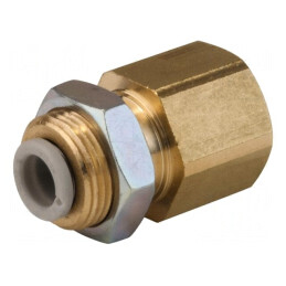 Racord push-in simplu alamă Rc 1/2 1-10bar | Electronic-mag.ro | Componente Electronice