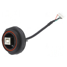 Conector USB B Soclu 4 PIN Rotire USB Buccaneer IP68 | Electronic-mag.ro | Componente Electronice