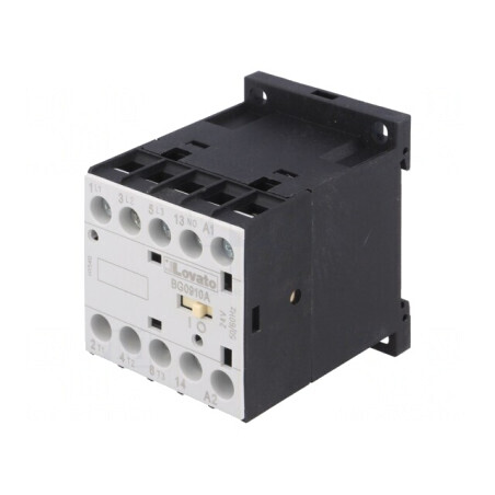 Contactor 3P NO 24VAC 9A cu 3 Contacte Auxiliare | Electronic-mag.ro | Componente Electronice