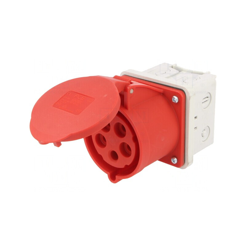 Conector alimentare AC trifazat 32A 400VAC IP44 Mamă | Electronic-mag.ro | Componente Electronice Conector alimentare AC trifazat 32A 400VAC IP44 Mamă | Electronic-mag.ro | Componente Electronice