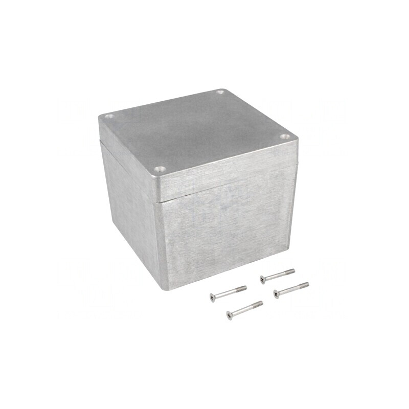 Carcasă Universală Aluminiu 120x120x101mm | Electronic-mag.ro | Componente Electronice