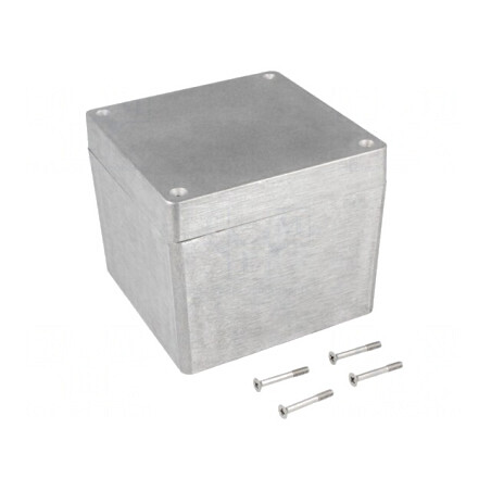 Carcasă Universală Aluminiu 120x120x101mm | Electronic-mag.ro | Componente Electronice